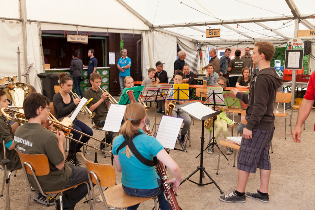 Auftritt beim Waldfest
