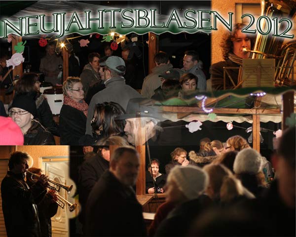 Neujahrsblasen-Collage